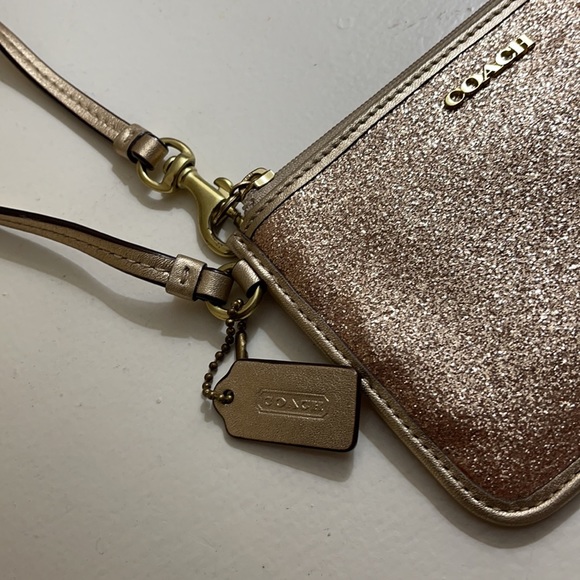 Gold Coach Wristlet - Picture 2 of 3